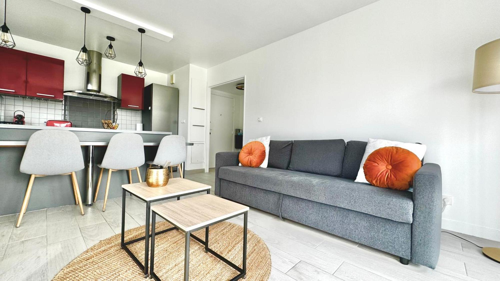 Appartement Central 6 Personnes A 10 Minutes De Disneyland 蒙泰夫兰 外观 照片